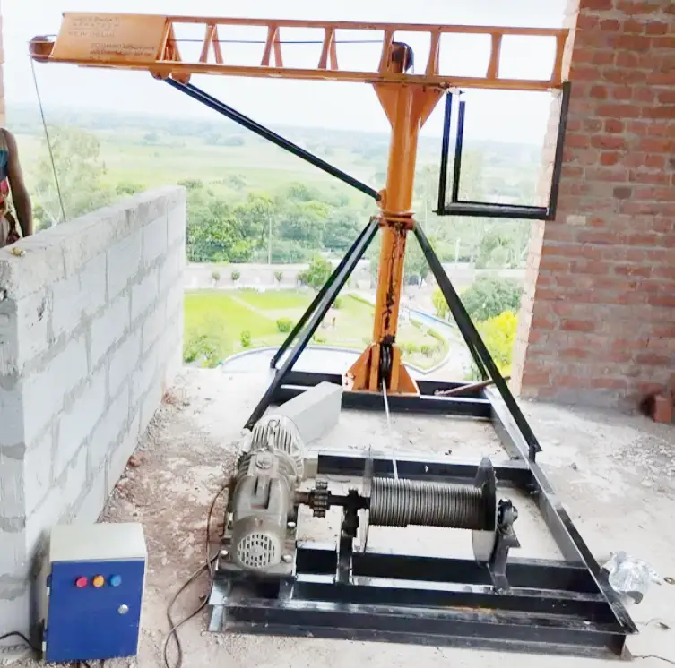 Heavy Duty Monkey Hoist for lifting construction materials